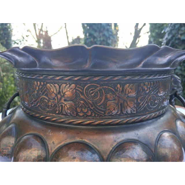 Antique Copper Planter from GG Leykauf Nuremberg, 1890s For Sale - Image 14 of 16