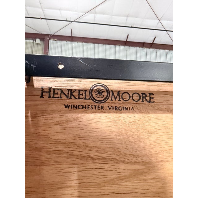 Late 20th Century Henkel Harris Mahogany Two Drawer File Cabinet Chest For Sale - Image 11 of 11