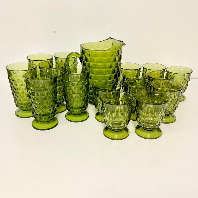 In the early 1960s, Indiana Glass Company introduced its famous “Whitehall” pattern in avocado green. It was an instant...
