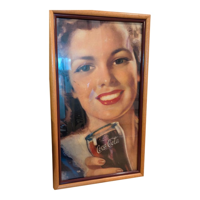 Vintage Coca Cola Ad Campaign Poster For Sale