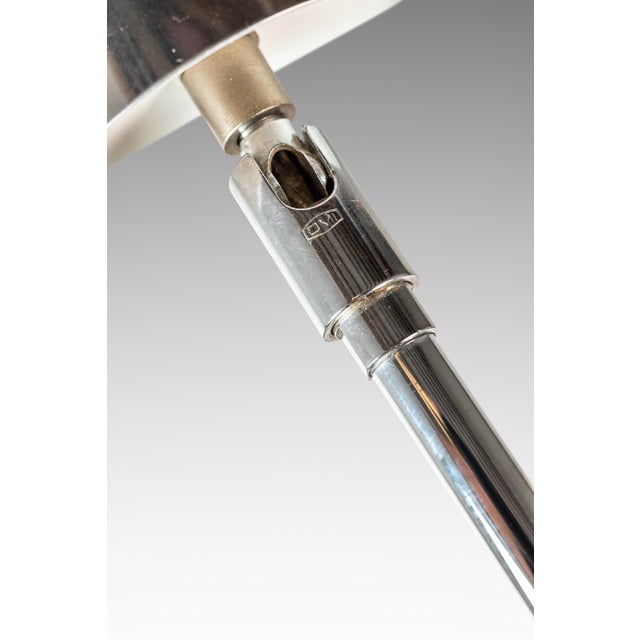 1960s Mid-Century Modern Omi "Eyeshade" Floor Lamps W/ Swingarm Light Attributed to George Nelson for Koch & Lowy - a Pair For Sale - Image 16 of 18