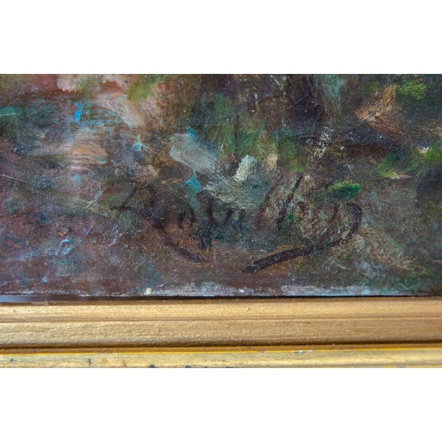 Marie Abraham Rosalbin De Buncey, Diana's Bath, 19th Century, Oil on Canvas, Framed For Sale - Image 4 of 7