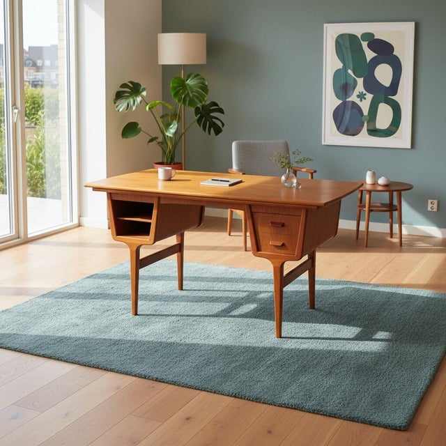Extendable Desk in Teak by Carl Aage Skov for Munch Møbler, 1960s For Sale - Image 17 of 18
