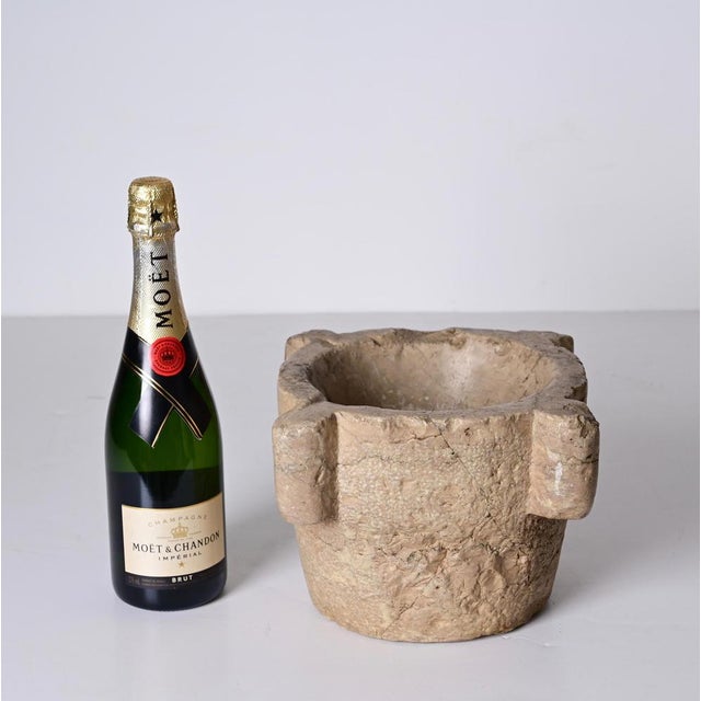 Antique Tuscan Medieval Mortar in Nembro Marble, Italy For Sale - Image 9 of 18