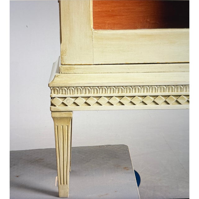 Gustavian (Swedish) Gustavian Display Cabinet in Wood For Sale - Image 3 of 8