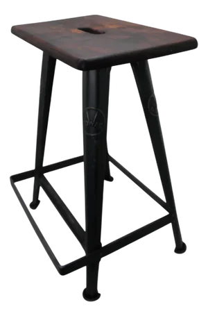 Model 2 Stool with Footrest from Rowac, 1920s
