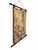 Mid 20th Century Vintage French Pastoral Tapestry Wall Hanging With Wooden Rods, Mid 20th Century For Sale - Image 5 of 9
