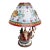 Vintage Santa Claus Table Lamp Metal Heart Shade Folk Art Christmas Decor New For Sale