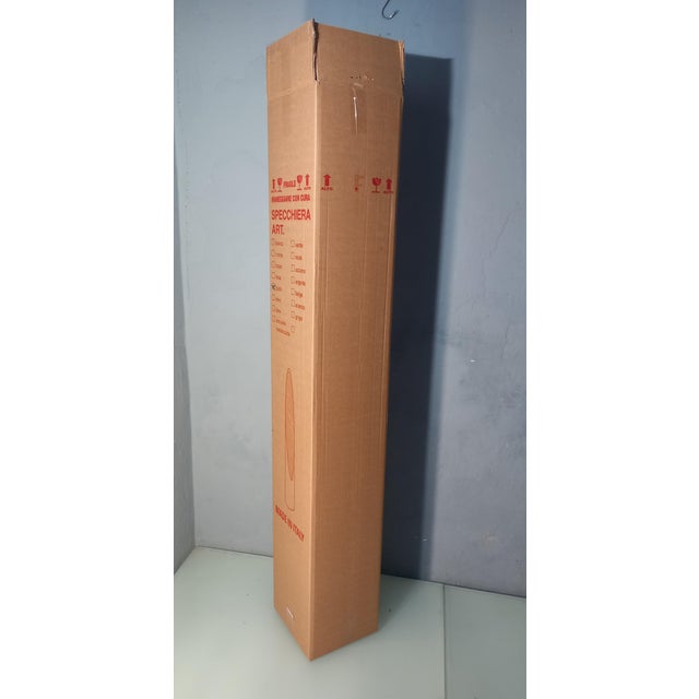 Model Unghia Nail Lipstick Floor Mirror in Orange For Sale - Image 10 of 15