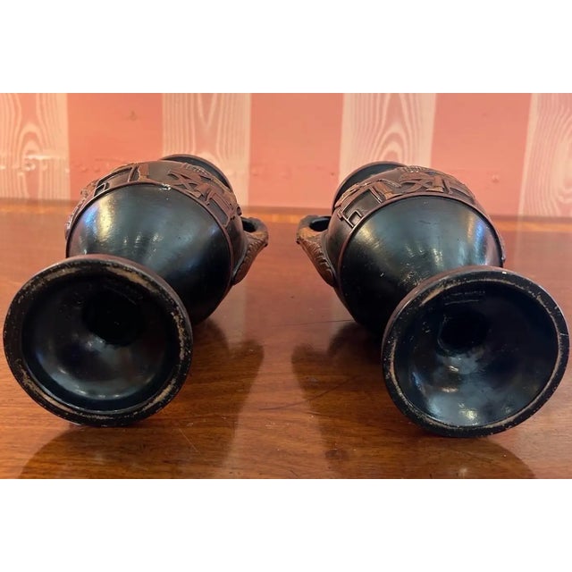 19th Century Egyptomania Urns by Wilhelm Schill For Sale - Image 9 of 9