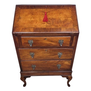 Vintage Secretaire in Mahogany, 1950s For Sale