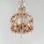 Italian Art Nouveau Chandeliers in Pink Murano Glass and Brass, Early 1900s, 1890s, Set of 2 For Sale - Image 4 of 18