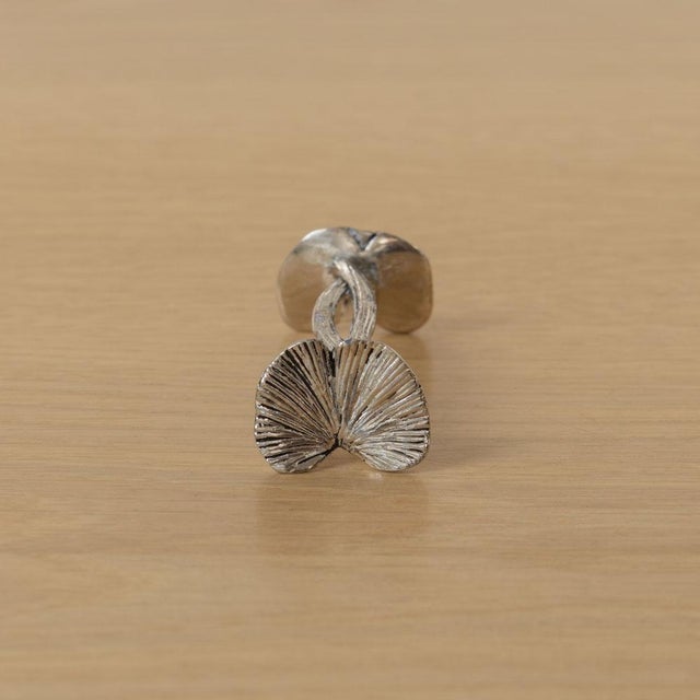 Silver 1930s French Silver Clover Knife Rests, Set of 6 For Sale - Image 8 of 12