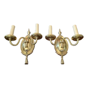 Pair Mid-Century Modern Classic Style Sconces