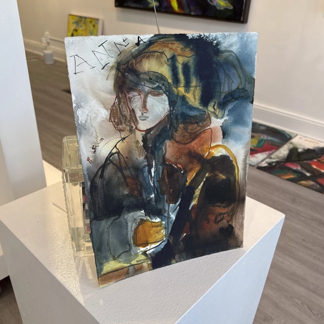 2020s Phil Saxon Ink Drawing on Paper For Sale - Image 5 of 8