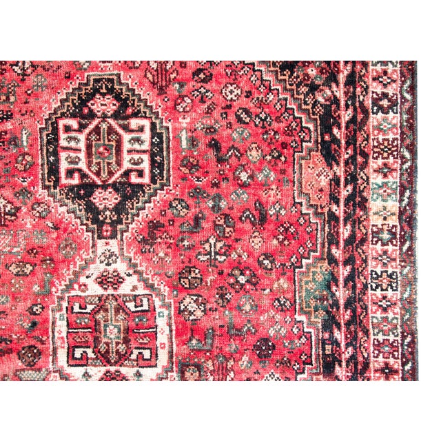 Mid-20th Century Persian Shiraz Rug For Sale - Image 9 of 14
