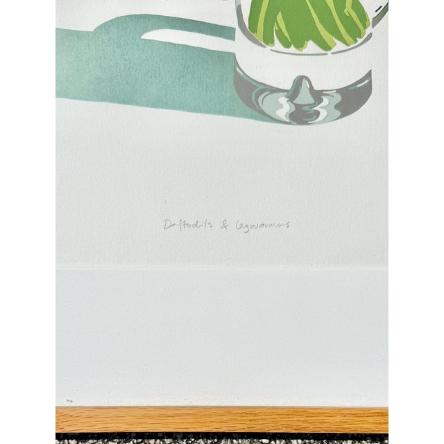 1980s "Daffodils & Legwarmers" 5/35 Silkscreen Limited Edition by Ilana Richardson For Sale - Image 5 of 9