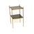 Vintage Brass and Leather Side Table, 1960s For Sale - Image 9 of 9