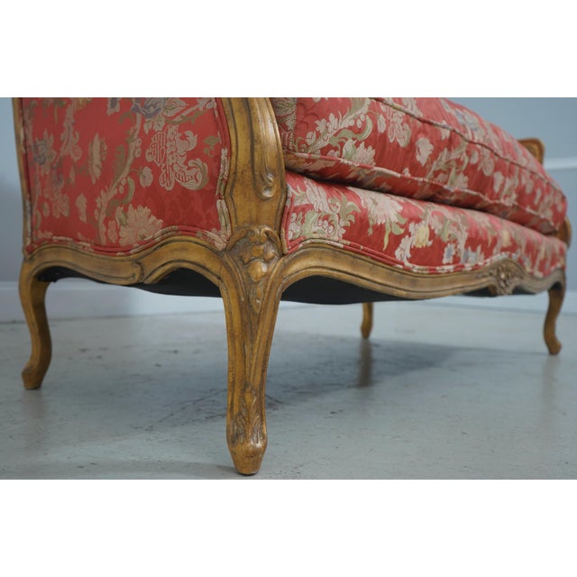Meyer Gunther Louis XVI Giltwood Settee Loveseat For Sale - Image 9 of 18