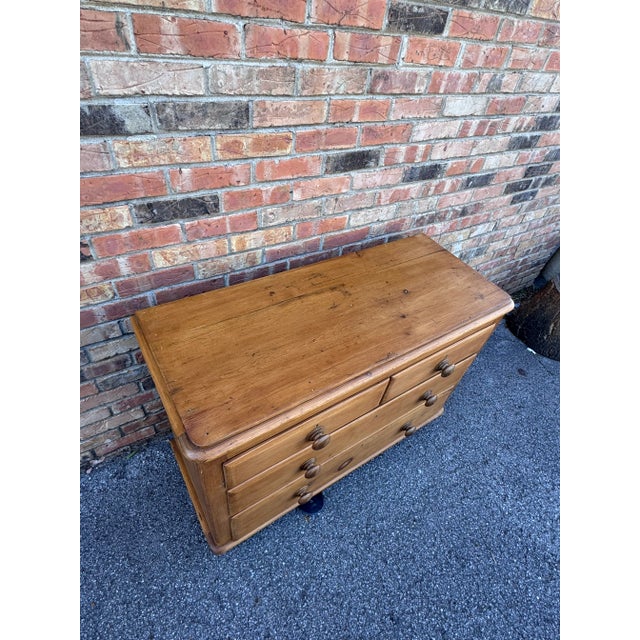 19th Century English Pine Chest of Drawers For Sale - Image 11 of 15