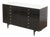 Mid 20th Century Black Lacquered Distressed Dresser by American of Martinsville For Sale