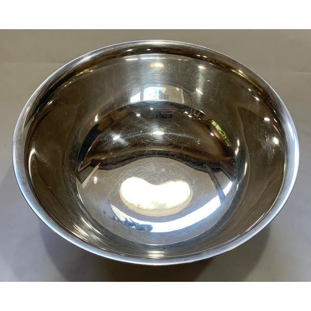 Late 20th Century Gumps Stainless Steel Bowl For Sale - Image 4 of 7