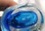 Glass Steven Correia Turquoise Blue Art Glass Perfume Bottle # 26899 For Sale - Image 7 of 10