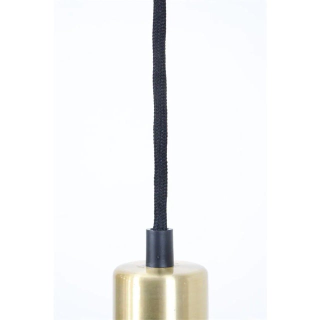 Danish Gold-Colored Hanging Lamp from Vitrika, 1970s For Sale - Image 11 of 16