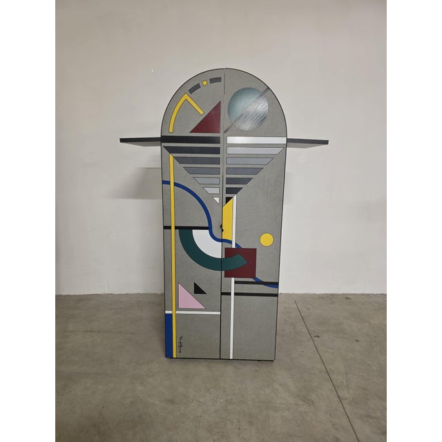 Postmodernist Chest of Drawers by Eugenio Pinuer, 1980s For Sale - Image 6 of 8