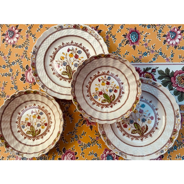 1930s Copeland Spode Cowslip Bone China Dinnerware Set, 8 Pieces For Sale - Image 9 of 18