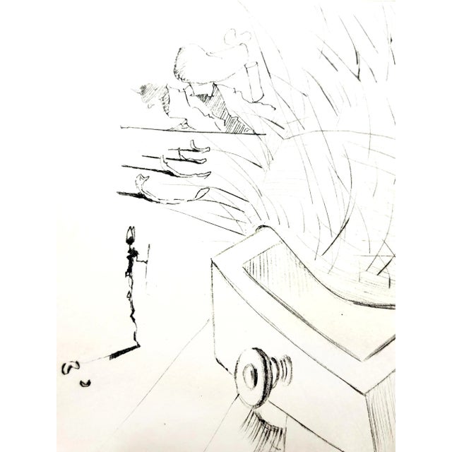 Early 21st Century Salvador Dali - The Beach - Original Etching 1967 For Sale - Image 5 of 10