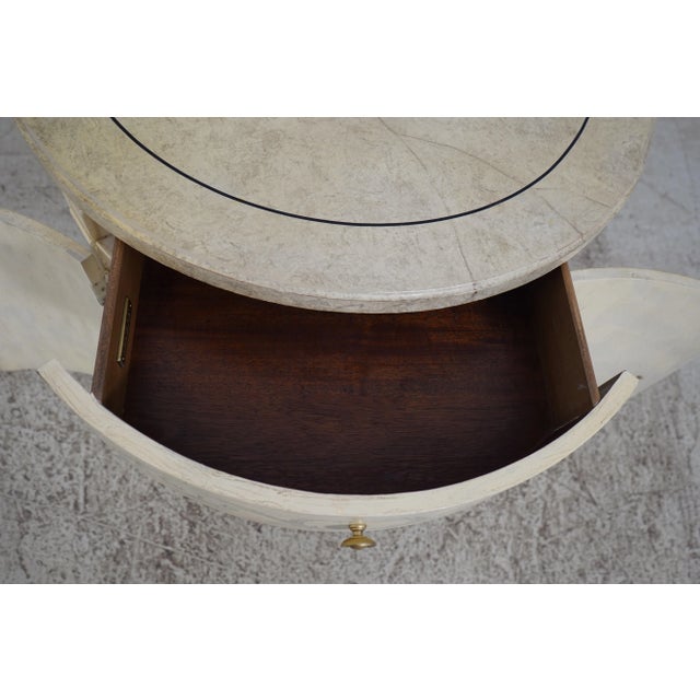 Pair Drexel Venetian Paint Decorated Commode Nightstands For Sale In Philadelphia - Image 6 of 12