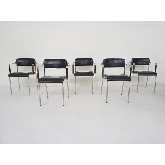 Dining Chairs by Aryform, Sweden, 1970s, Set of 5 For Sale - Image 14 of 15