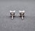 1.00 Ct Princess Cut Diamond Studs, Pair For Sale In Chicago - Image 6 of 8