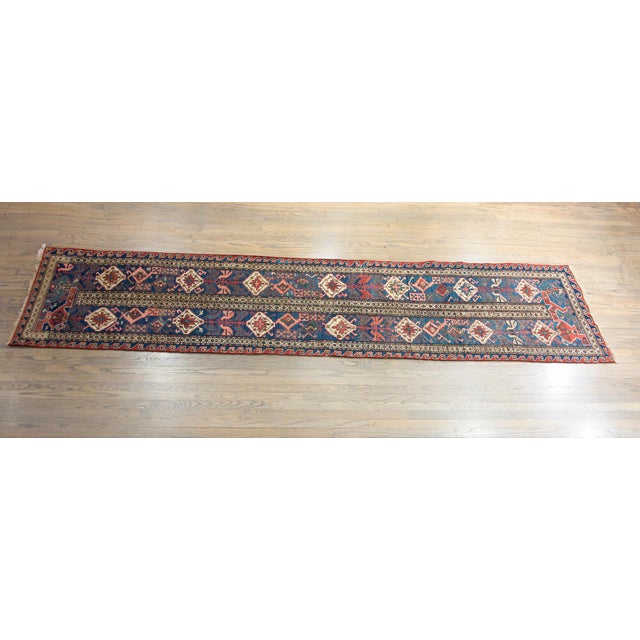 Early 20th Century Persian Soumak Runner For Sale In Chicago - Image 6 of 15