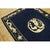 1900s Blue Navy Dragon Crane Medallion Antique Chinese Peking Carpet Rug For Sale In New York - Image 6 of 7