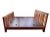 A solid teak bed frame from Singapore. It is made from massive solid pieces of Indonesian teak. dimensions are 72" width x...