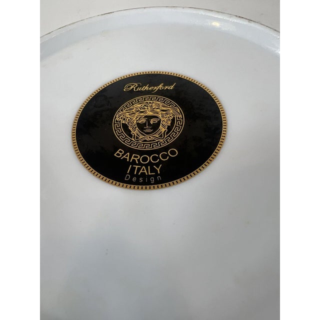 Versace design 'Barocco' (1994-2017) for Rutherford porcelain This serving bowl would be a stunning addition to any...