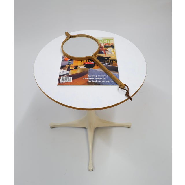 Handheld White Oak Mirror by Jørgen Gammelgaard For Sale - Image 11 of 12