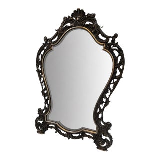 Ornate Vintage Italian Vanity Mirror 1960s For Sale