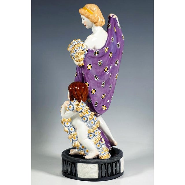 Large Art Nouveau Figurine by Emmerich Oehler for Meissen, 1913 For Sale - Image 5 of 8