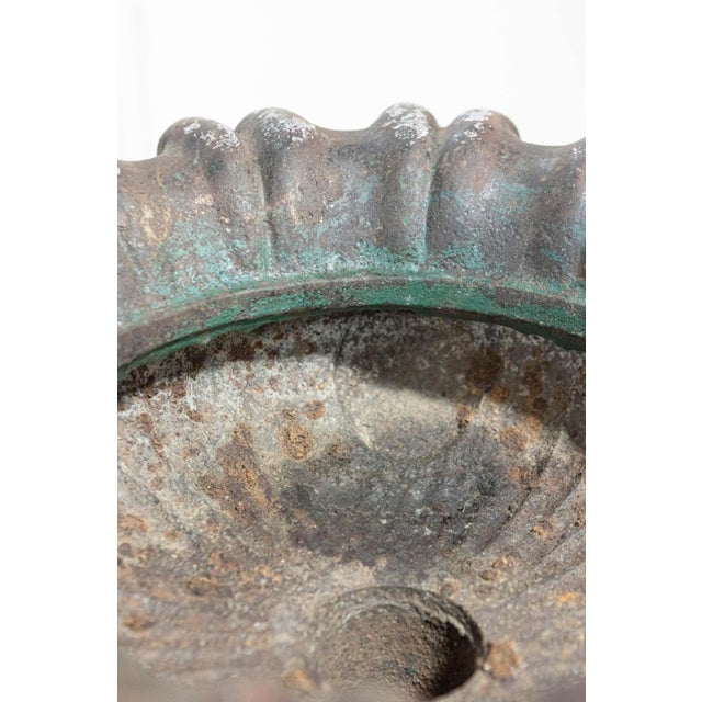 19th Century Pair of 19th Century French Cast Iron Urns For Sale - Image 5 of 9