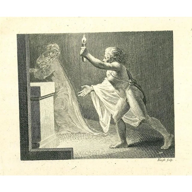 James Neagle, The Discovery, Original Etching, 1810 For Sale - Image 3 of 3