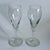 Contemporary Vintage Tulip Shaped Champagne Flutes Handmade Blown Glass - Set of 2 For Sale - Image 3 of 6