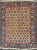 Textile Antique Caucasian Shirvan Rug in Yellow Background and Blue Border For Sale - Image 7 of 7