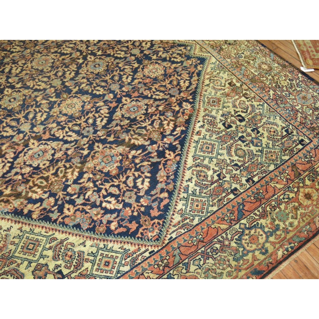Early 20th Century Zabihi Collection Antique Persian Mahal Rug - 10'2" x 14' For Sale - Image 5 of 12