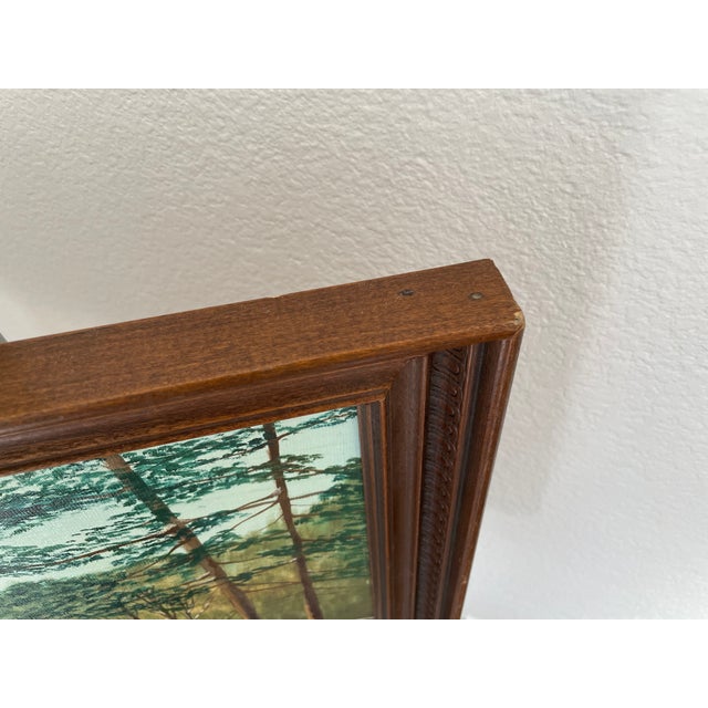 1977 Original Winter Landscape Painting "Old Sturbridge Village" For Sale - Image 11 of 12