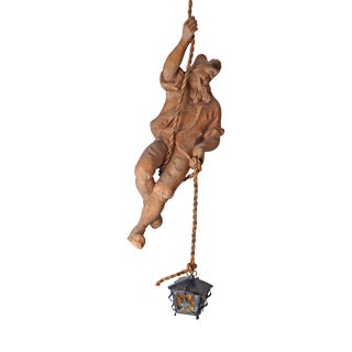 Mountain Climber Alps Hanging Lamp For Sale