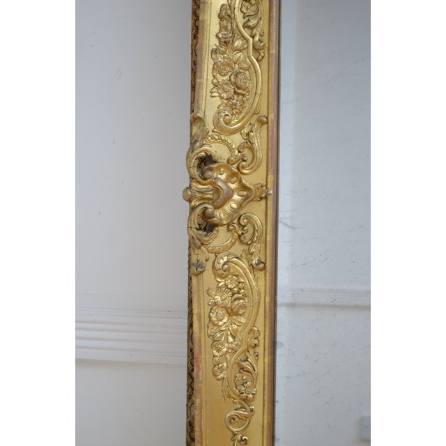 Full Length Floor-Standing Pier Chateau Mirror, 1850 For Sale - Image 4 of 15