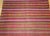 Vintage Moroccan Tribal Kilim, Handwoven Wool, Multicolor Stripe Pattern, 6’ X 15’ For Sale In Chicago - Image 6 of 12